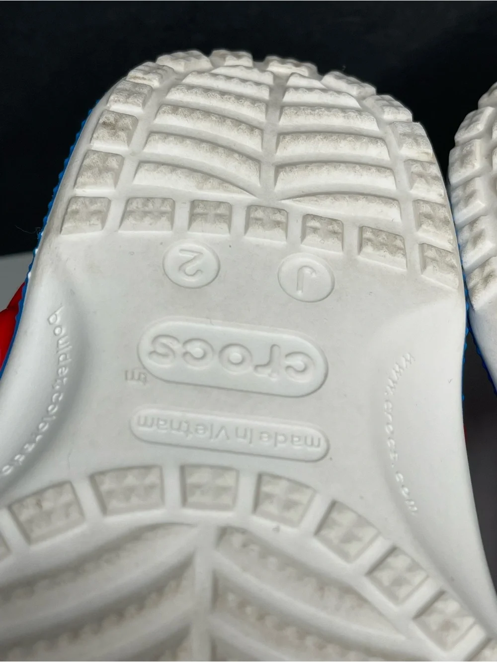 Crocs Hello Kitty White, Blue & Red Clog Shoes